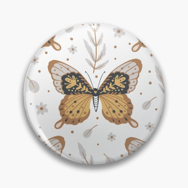 Artikelvorschau, Gold butterfly pattern entworfen und verkauft von Patternsonly.