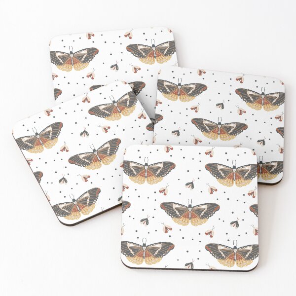 Artikelvorschau, Red And Black Butterfly Patterns entworfen und verkauft von Patternsonly.