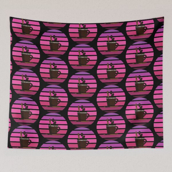 Item preview, Coffee Vintage Retro Sunset designed and sold by crazycoffeefan.
