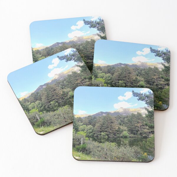 Item preview, Beautiful landscape of the lake, forest and mountains designed and sold by tattib.