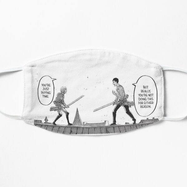 Armin and Bertholdt Flat Mask