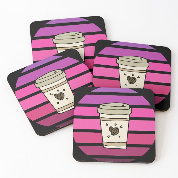 Item preview, Coffee Vintage Retro Sunset designed and sold by crazycoffeefan.