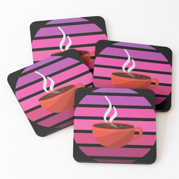Item preview, Coffee Vintage Retro Sunset designed and sold by crazycoffeefan.