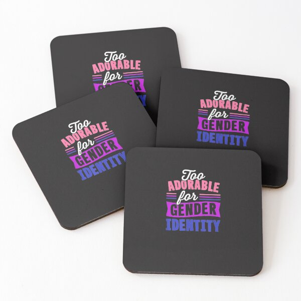 Item preview, Too Adorable For Gender Identity Cute Genderfluid LGBTQIA+ designed and sold by Linh-1.