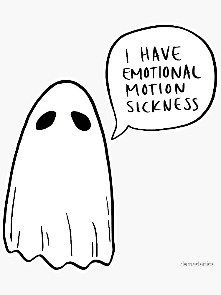 " Phoebe Bridgers Emotional Motion Sickness" Sticker by damedanica Redbubble