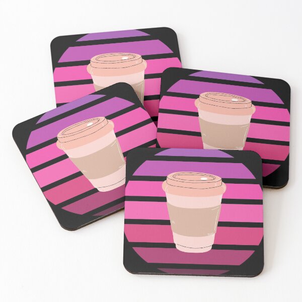 Item preview, Coffee Vintage Retro Sunset designed and sold by crazycoffeefan.