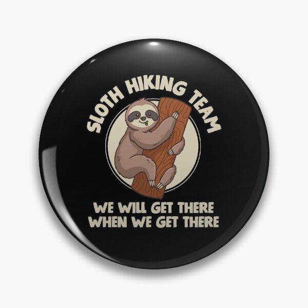 Item preview, Sloth Hiking Hiker designed and sold by CreativeGiftShp.