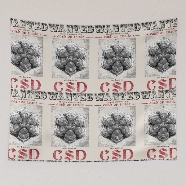 Item preview, WANTED CSD - Wild West Retro Style designed and sold by Cactee.