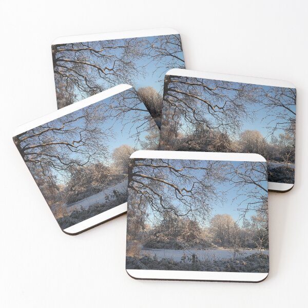 Item preview, Snowy Richmond Park Scene, Glasgow designed and sold by FlikeNoir.