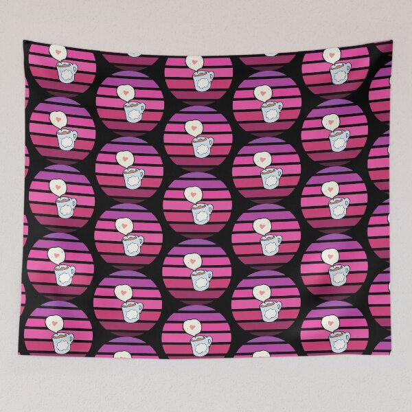 Item preview, Coffee Vintage Retro Sunset designed and sold by crazycoffeefan.