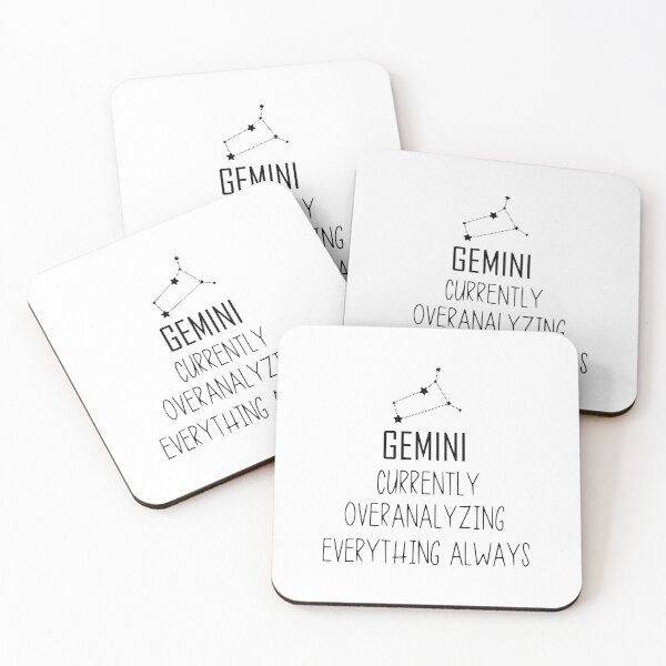 Item preview, Gemini Currently Overanalyzing Everything always Zodiac Sign gift omniscience, Birthday Gift, Horoscope    Funny Meme Gift for Best Friend designed and sold by joygift369.