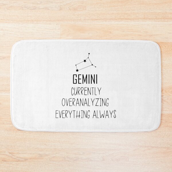 Item preview, Gemini Currently Overanalyzing Everything always Zodiac Sign gift omniscience, Birthday Gift, Horoscope    Funny Meme Gift for Best Friend designed and sold by joygift369.