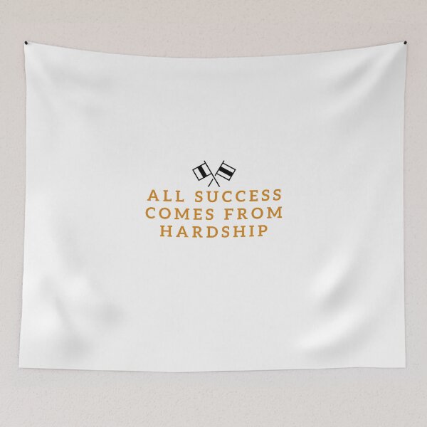 Item preview, All Success Comes From Hardship designed and sold by minynature.