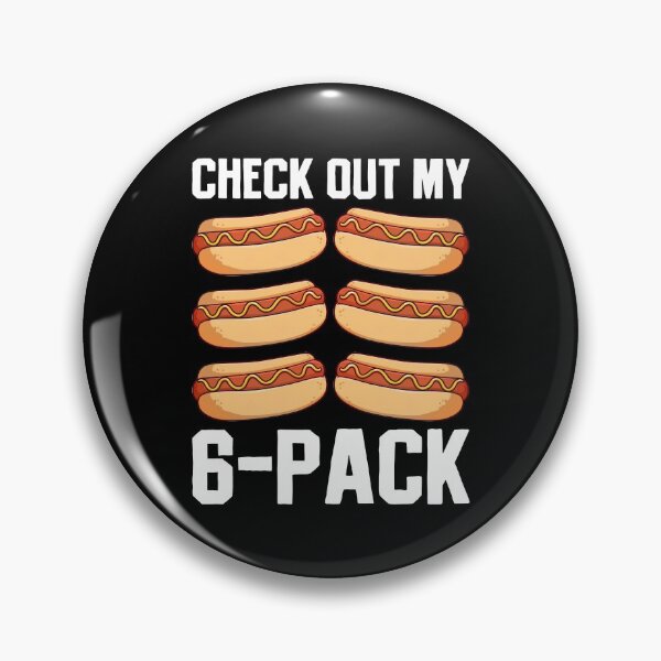 Item preview, Hotdog 6 Pack Workout designed and sold by CreativeGiftShp.