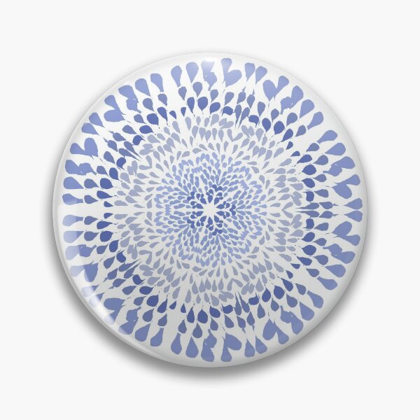 Item preview, Shibori water drops tye and die japanese pictorial art motif designed and sold by skiair.