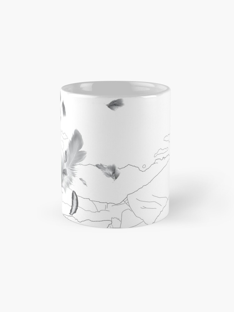 Mug à café 'Plumes et poésie' : autre vue