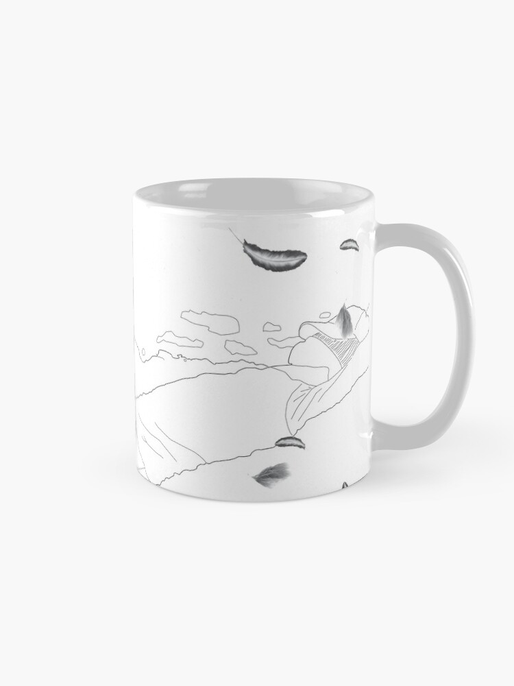 Mug à café 'Plumes et poésie' : autre vue
