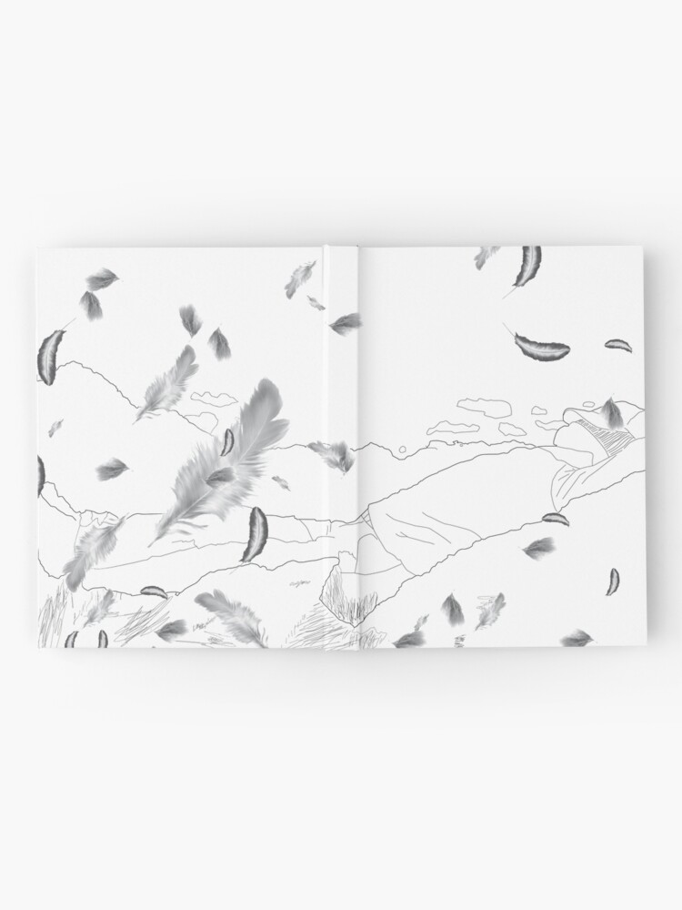 Carnet cartonné 'Plumes et poésie' : autre vue