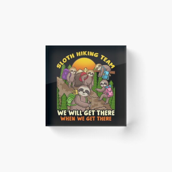 Item preview, Sloth Sloth Hiking Team designed and sold by CreativeGiftShp.