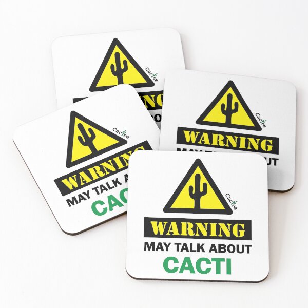 Item preview, WARNING! May Talk About Cacti designed and sold by Cactee.