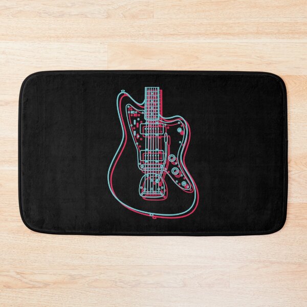 Item preview, 3D Offset Style Electric Guitar Body Outline designed and sold by nightsworthy.