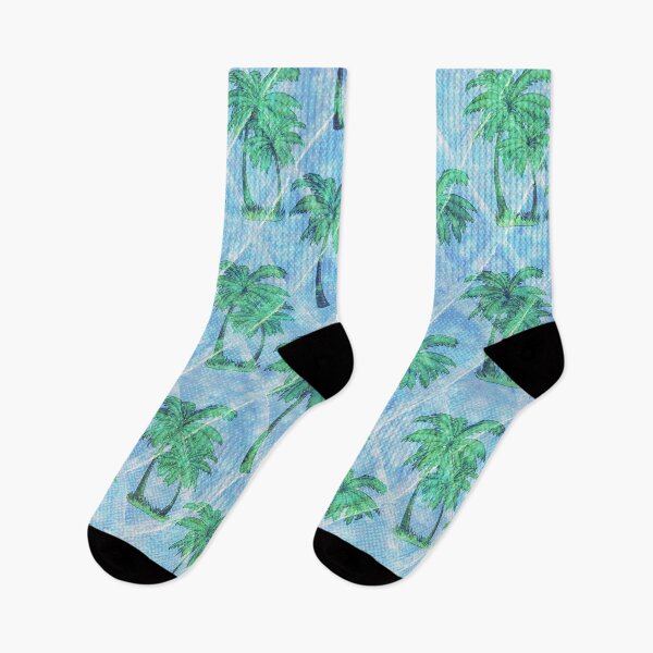 Item preview, Retro faded tropical palm trees designed and sold by LaBellCreative.