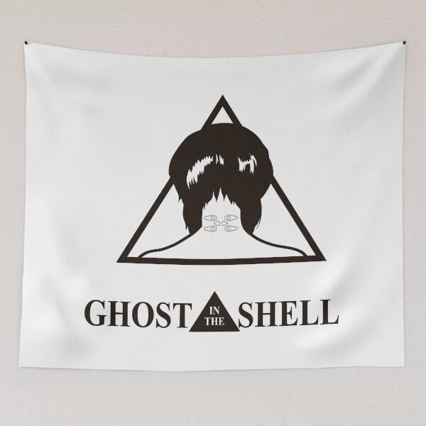 Item preview, Ghost in the shell movie black logo designed and sold by HoltonAnna.