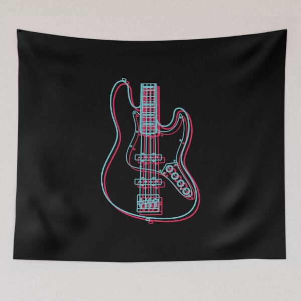 Item preview, 3D J-Style Bass Guitar Body Outline designed and sold by nightsworthy.