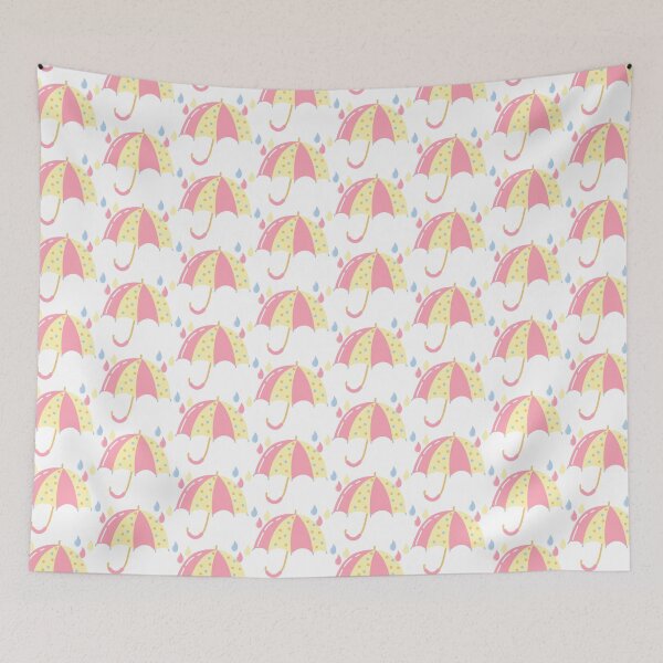 Item preview, Yellow umbrella cartoon style designed and sold by Mallva.