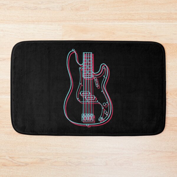 Item preview, 3D P-Style Bass Guitar Body Outline designed and sold by nightsworthy.