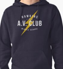 Hawkins A.V. Club (aged look) Pullover Hoodie