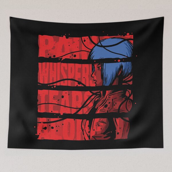 Item preview, Ghost in the shell action movie red poster  designed and sold by HoltonAnna.