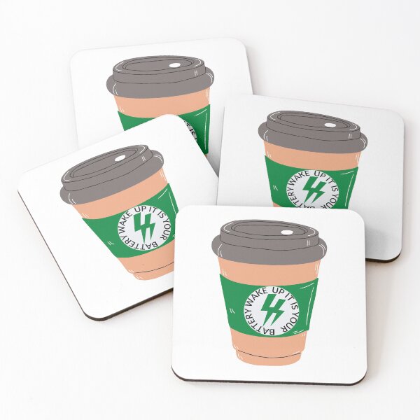 Artikelvorschau, Kaffeebatterie, wach auf, es ist deine Batterie entworfen und verkauft von wonderfloral.