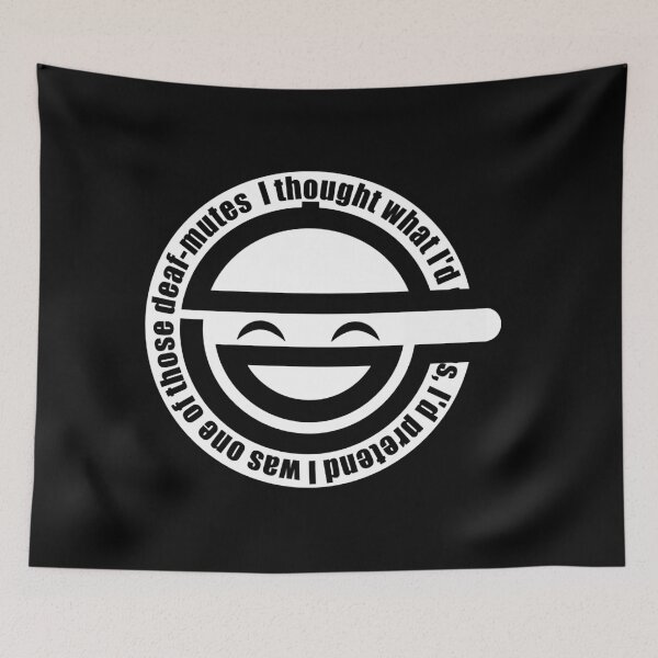 Item preview, Laughing Man Ghost in the shell action movie logo designed and sold by HoltonAnna.