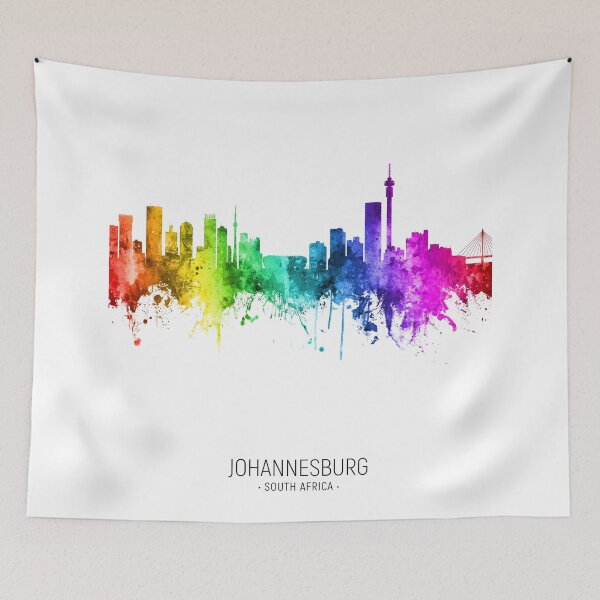 Item preview, Johannesburg South Africa Skyline designed and sold by ArtPrints.