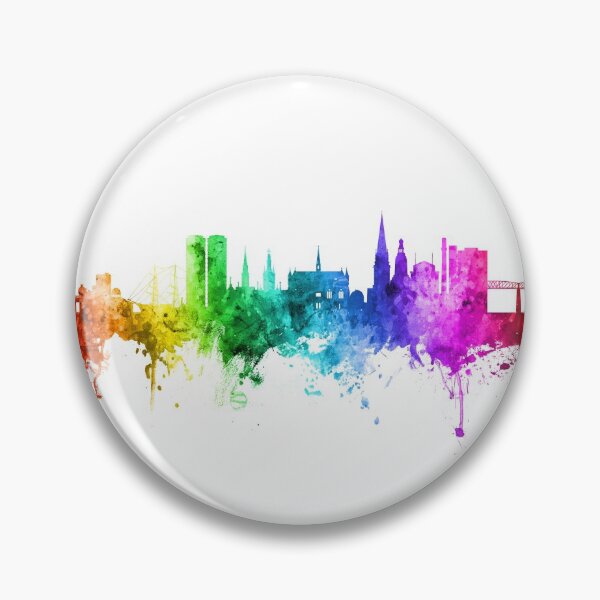 Item preview, Dundee Scotland Skyline designed and sold by ArtPrints.