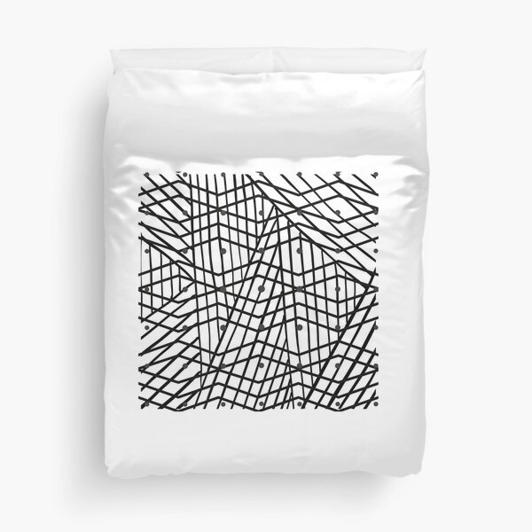 lined pattern Duvet Cover