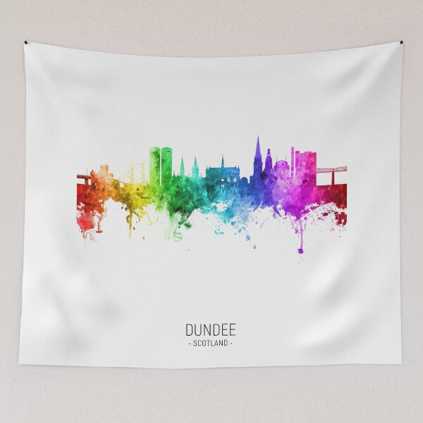Item preview, Dundee Scotland Skyline designed and sold by ArtPrints.