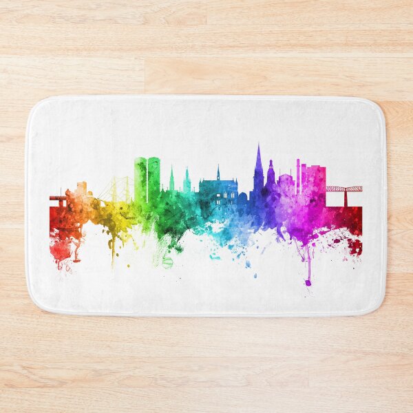 Item preview, Dundee Scotland Skyline designed and sold by ArtPrints.