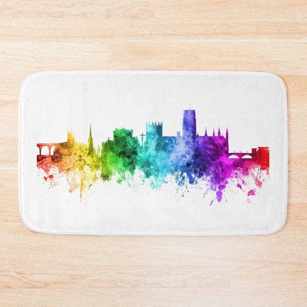 Item preview, Durham England Skyline Cityscape designed and sold by ArtPrints.
