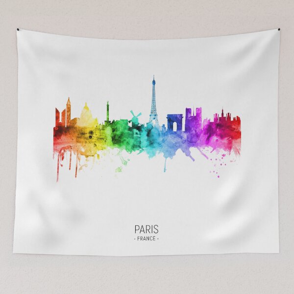 Item preview, Paris France Skyline designed and sold by ArtPrints.
