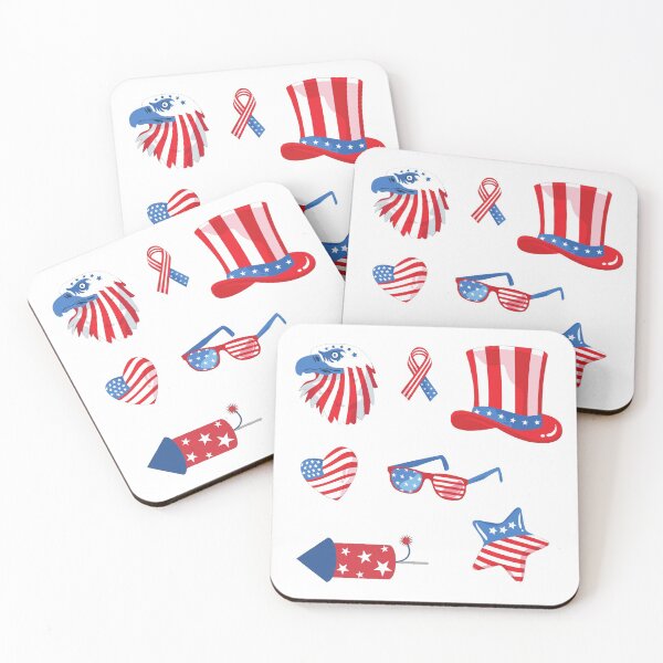 Item preview, Fourth of July sticker pack designed and sold by MotherOfBears.