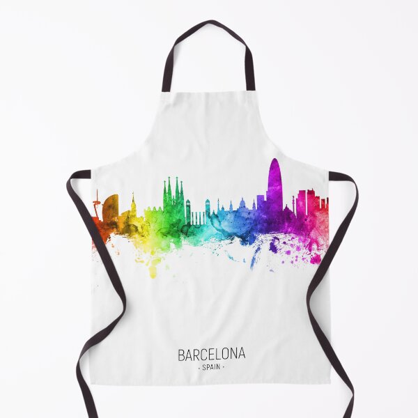 Item preview, Barcelona Spain Skyline designed and sold by ArtPrints.