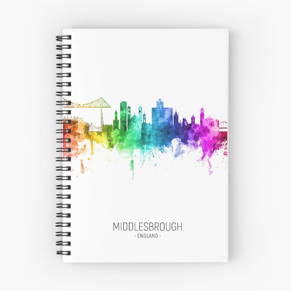 Item preview, Middlesbrough England Skyline designed and sold by ArtPrints.