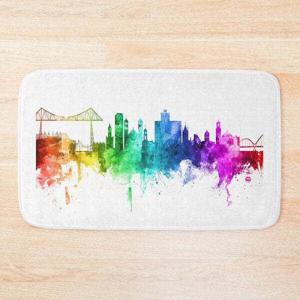 Item preview, Middlesbrough England Skyline designed and sold by ArtPrints.