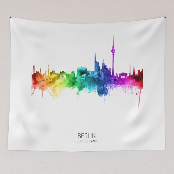 Item preview, Berlin Germany Skyline designed and sold by ArtPrints.