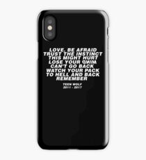 Teen Wolf 2011 - 2017 iPhone Case