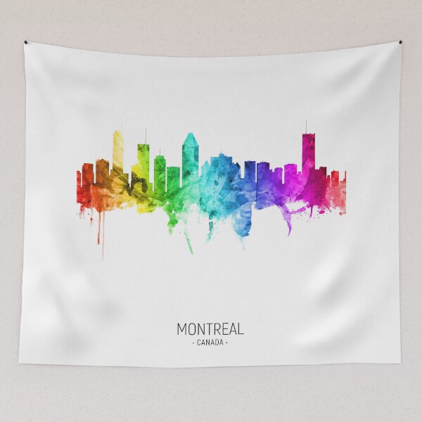 Artikelvorschau, Montreal Canada Skyline entworfen und verkauft von ArtPrints.