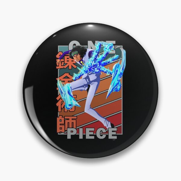 Item preview, Aokiji Kuzan One Piece Anime Retro Color Stripe  designed and sold by meeKoetz94.