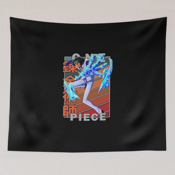 Item preview, Aokiji Kuzan One Piece Anime Retro Color Stripe  designed and sold by meeKoetz94.